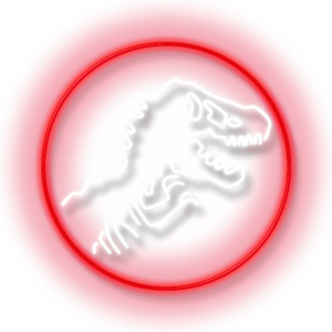 jurassic park logo neon cordoba